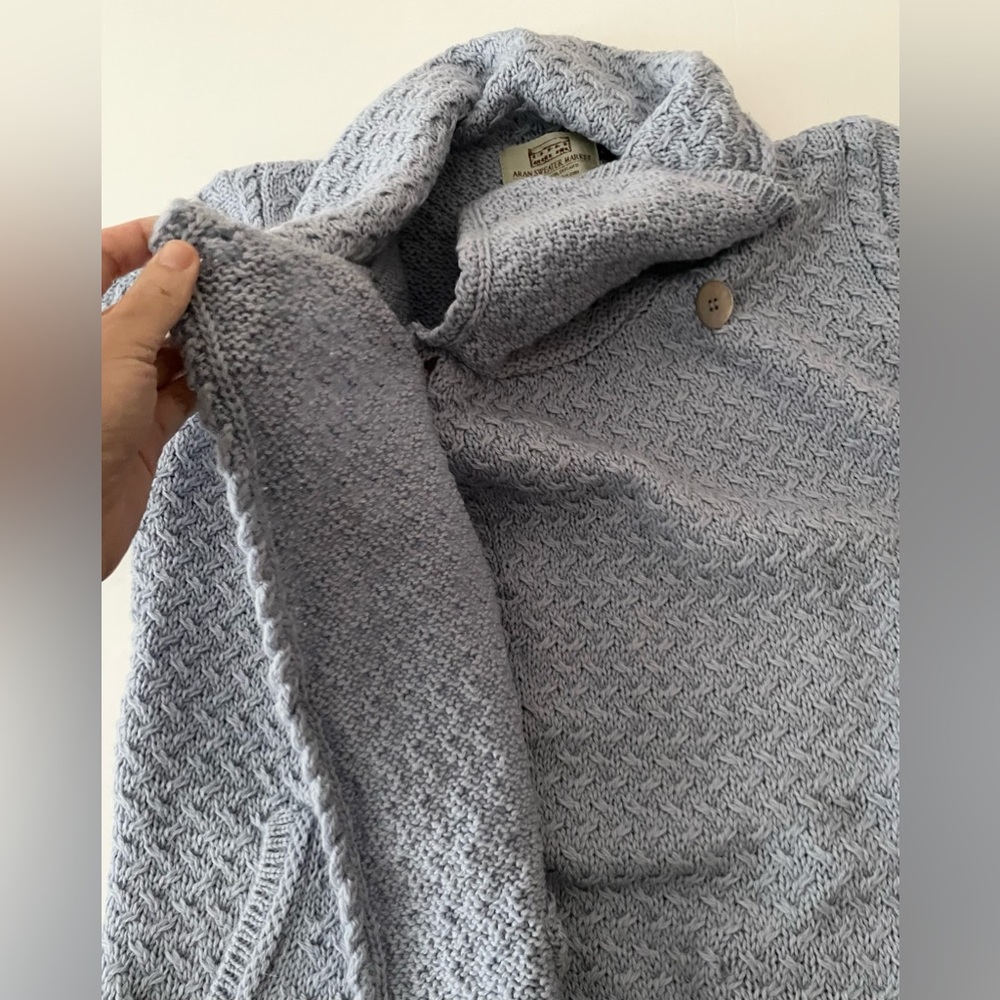 Aran sweater Market wrap cardigan - Picture 5 of 10